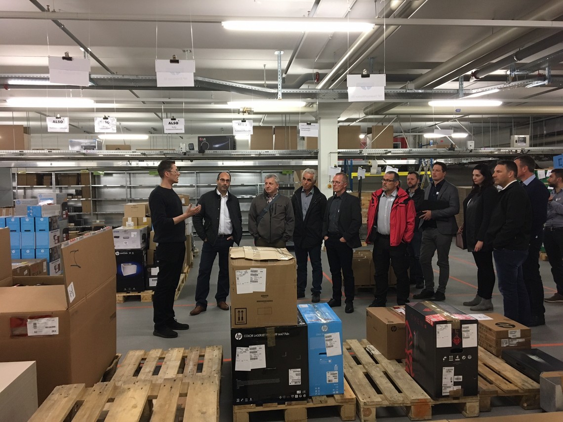 Procure Swiss Magazin Artikel Betriebsbesichtigung ALSO Schweiz AG, Emmen