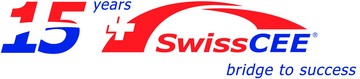 Logo 10 years SwissCEE mit Claim