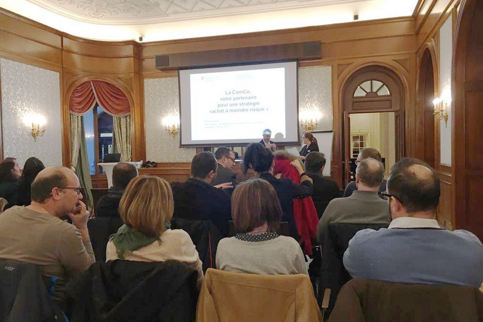 Procure Swiss Magazin Article Premier événement avec une conférence de la ComCo
