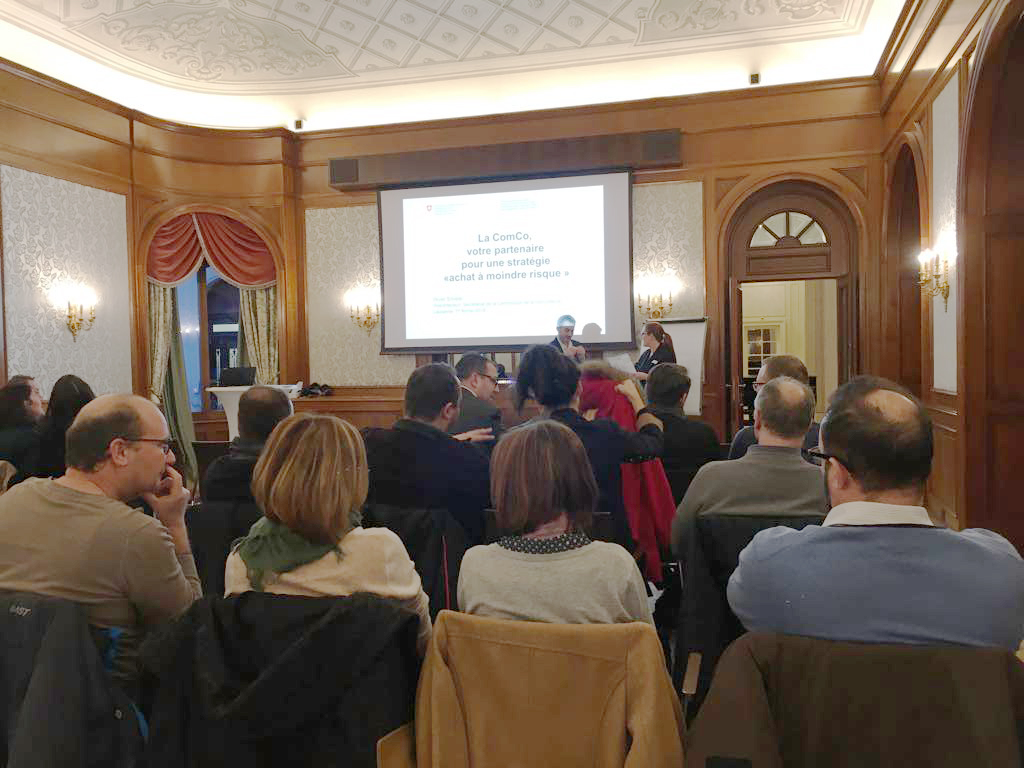 Procure Swiss Magazin Article Premier événement avec une conférence de la ComCo